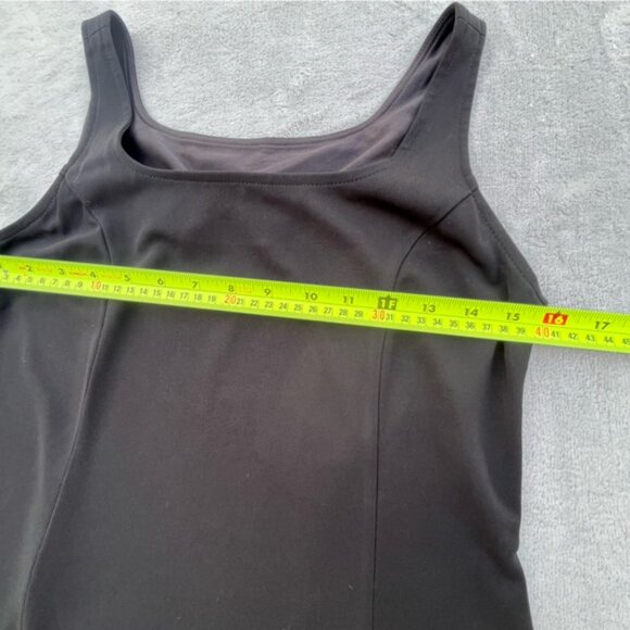 Vintage Joseph Ribkoff Black Sleeveless Sheath Dress - Picture 6 of 9